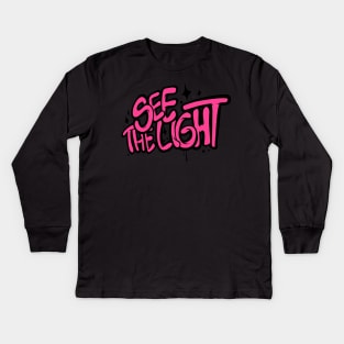 see the light Kids Long Sleeve T-Shirt